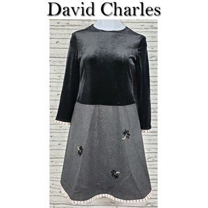 David Charles Long Sleeve Dress Size 8